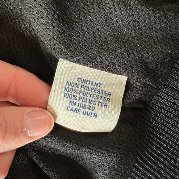 Coogi Mens Union Jack Black Zip Jacket Red Plaid Accents & Embroidery Size XXL - Picture 8 of 9